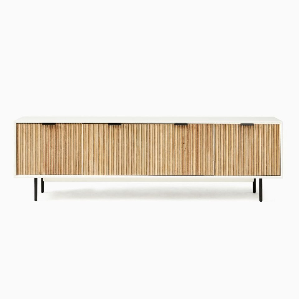 Quinn Lacquer Media Console (80") West Elm UK